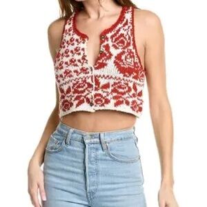 Free People Rosie Crop Top Small